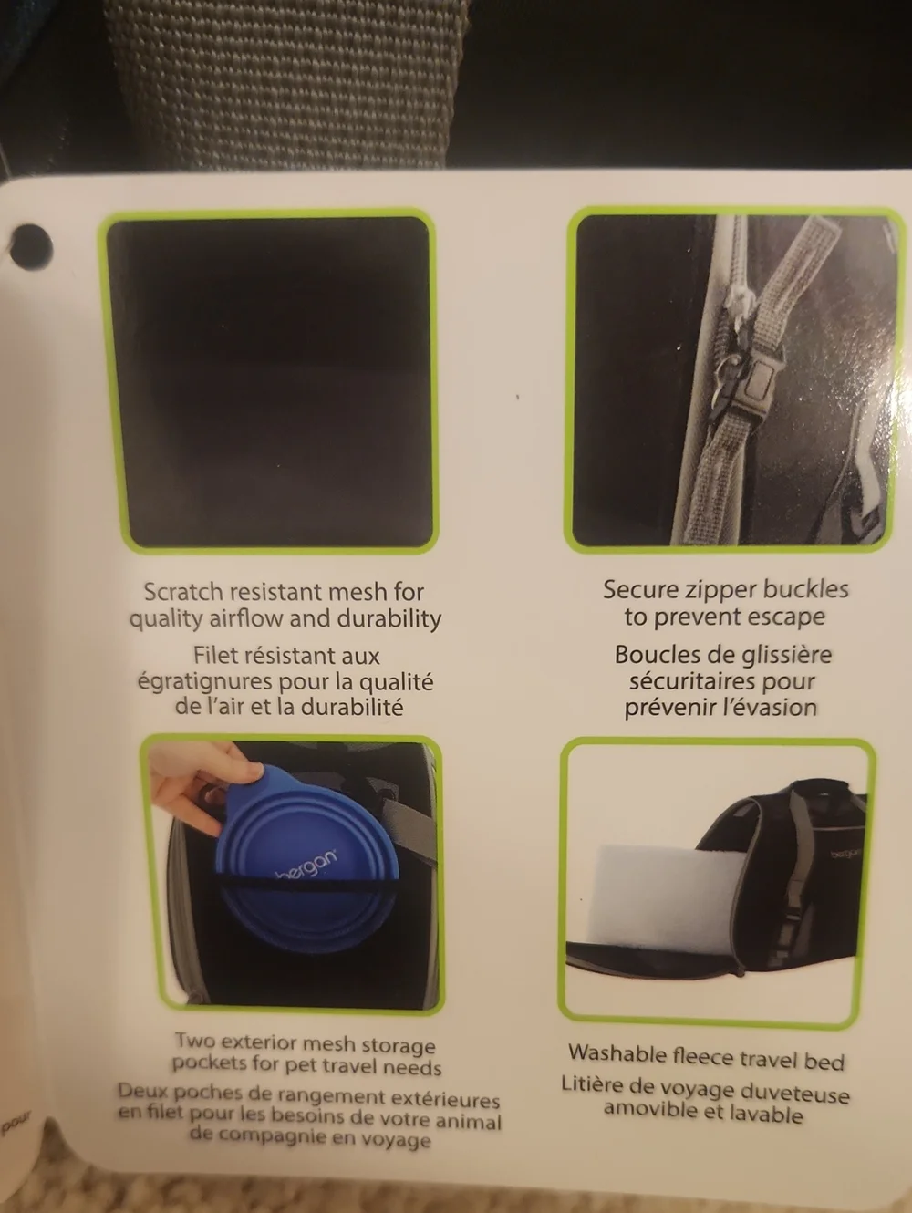 Bergan Comfort Carrier Soft Pet Carrier For Small Pets New With Tags